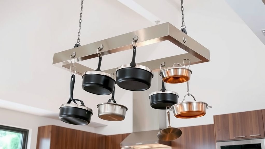 heavy cookware ceiling mount