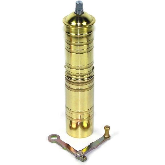 Heavy-Duty Brass Coffee & Spice Grinder (8.5)