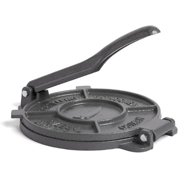 Alpha Living 8-Inch Cast Iron Tortilla Press