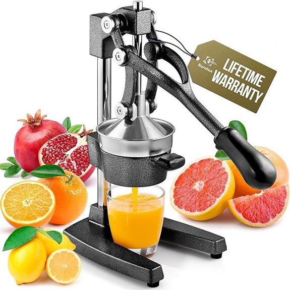 Eurolux Heavy Duty Cast Iron Citrus Juicer