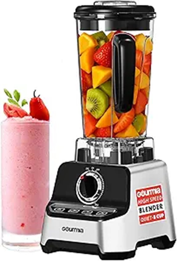 Gourmia Heavy Duty Countertop Blender with Tamper