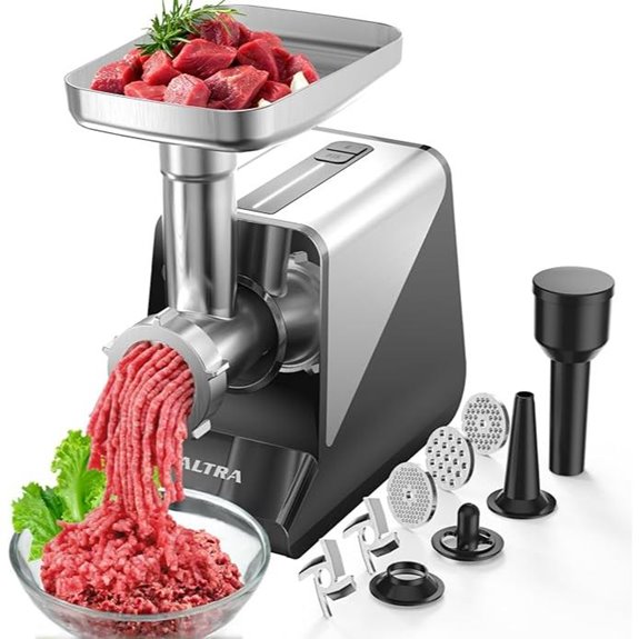 Heavy Duty Electric Meat Grinder with Accessories
