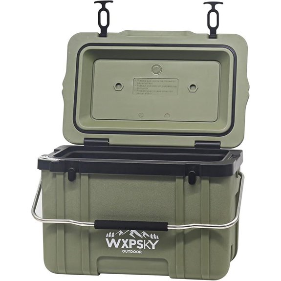 Rotomolded 27Qt Cooler with Heavy Handles and Drain