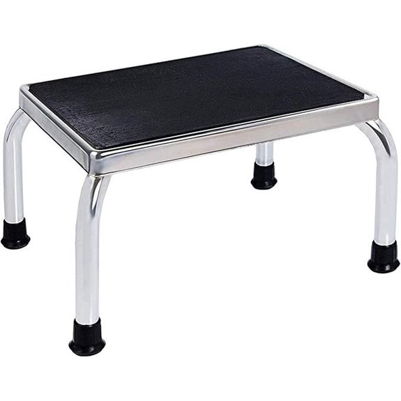 Vaunn Heavy-Duty Steel Foot Step Stool with Anti-Skid Platform