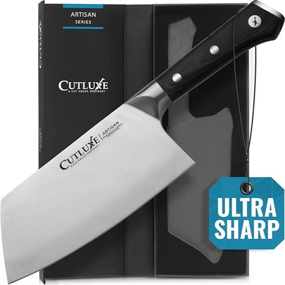 Cutluxe 7 Heavy German Steel Butcher Knife