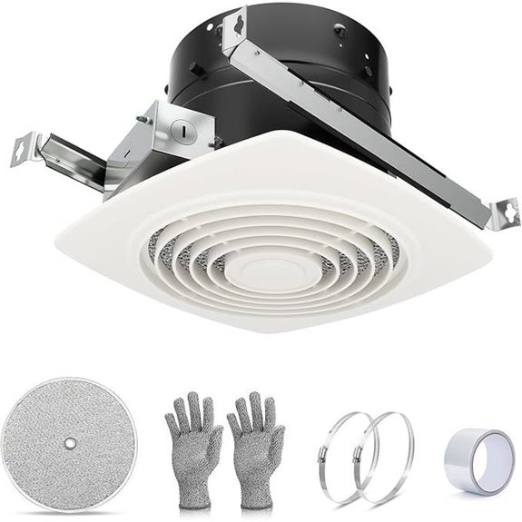 505 High Airflow Bathroom Fan with 200 CFM