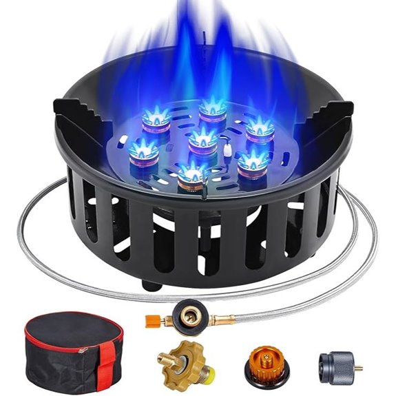 Bestfire 72,000 BTU Propane Camping Stove with Bag