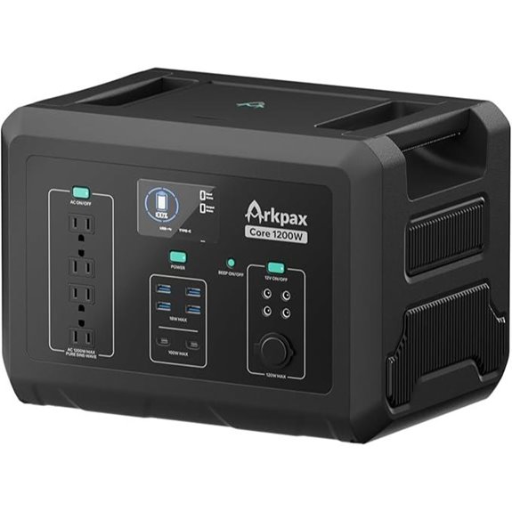 Portable Power Station 1200W 1024Wh Solar Generator