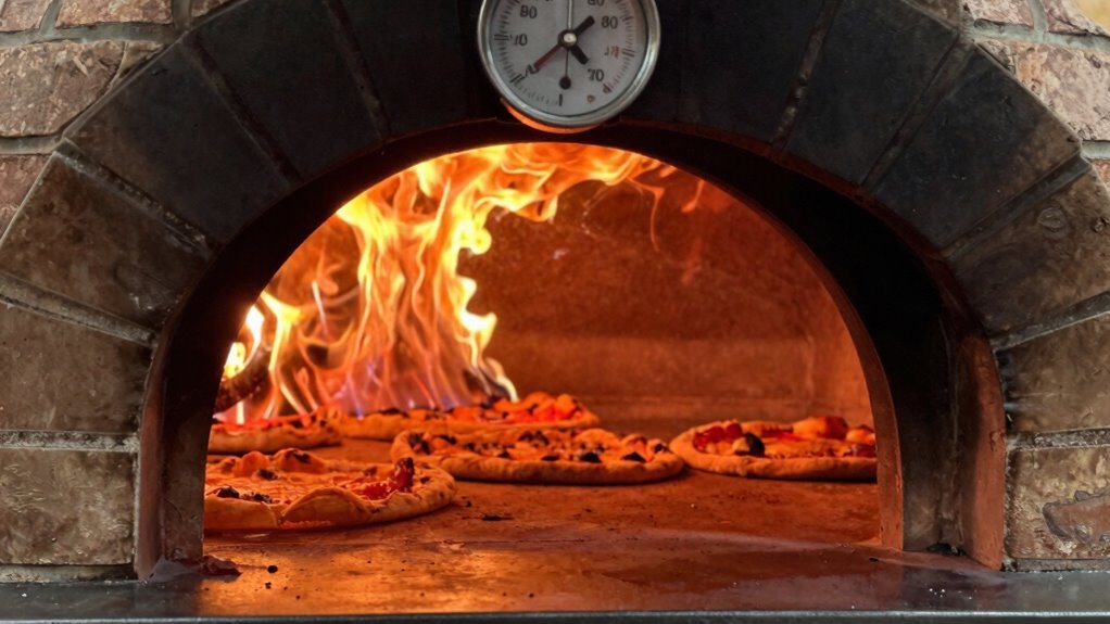 high heat pizza baking safety