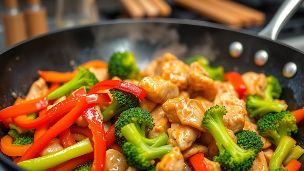 high heat thickened sauce