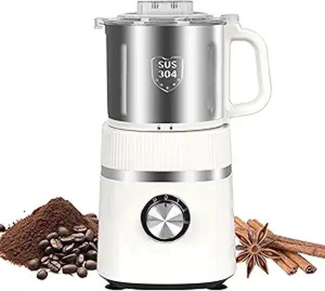 Electric Spice Grinder 800W with 4 Speeds