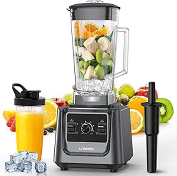 Professional 2000W Kitchen Blender with To-Go Cup