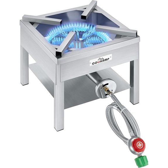 High-Pressure Stainless Steel Propane Burner (260,000BTU)