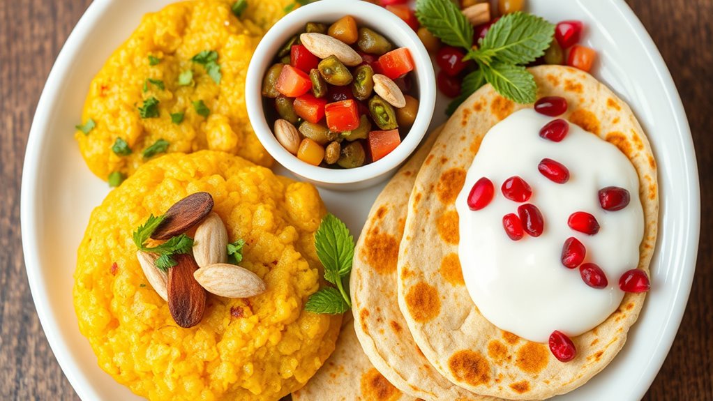 high protein regional indian breakfasts