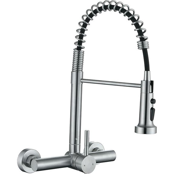 Premium 8 Center Pull-Down Kitchen Faucet