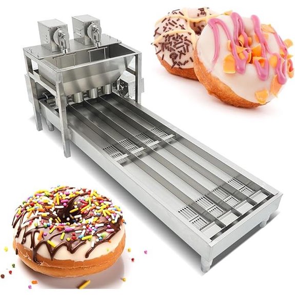 Kolice Commercial Donut Maker Machine (4 Rows 1800 pcs/hr)