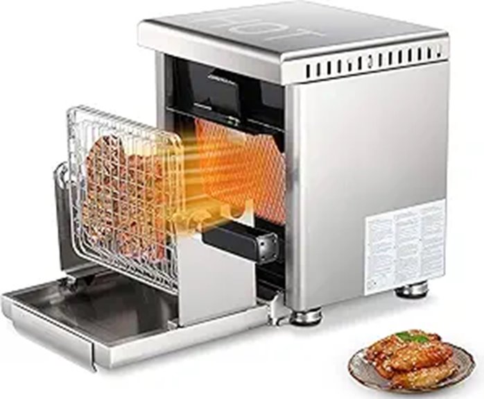 R.W.FLAME 600°F Portable Infrared Propane Gas Grill