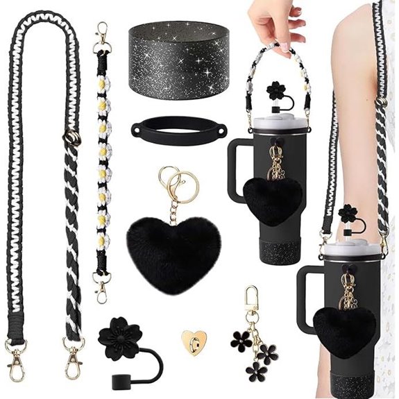 Stanley Cup Accessories Set with Straps and Charms