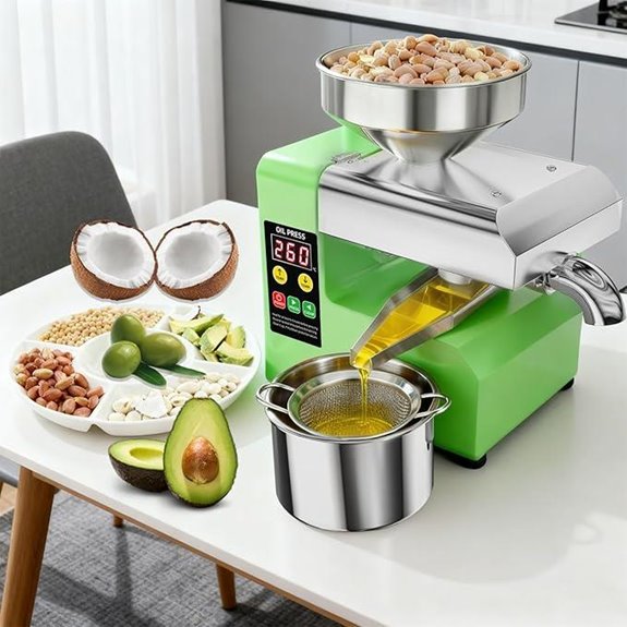 Automatic Oil Press Machine for Home & Commercial Use