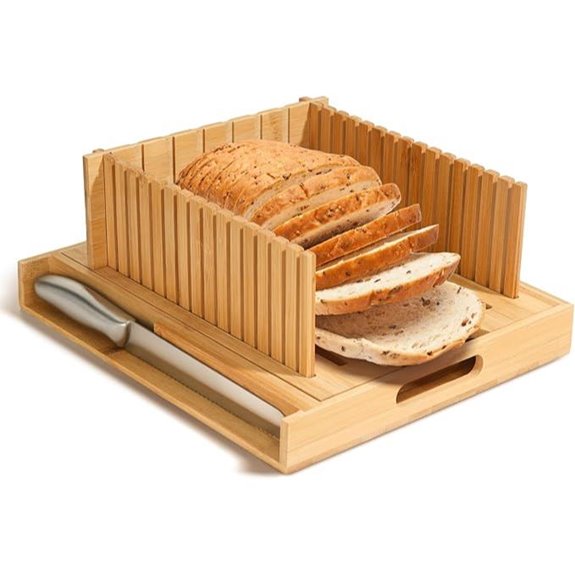 Bread Slicer for Homemade Bread with Crumb Tray