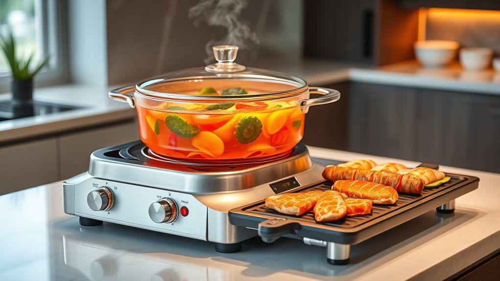 hot pot grill features