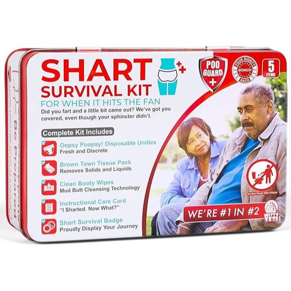 Funny Shart Survival Kit with Wipes and Tissues