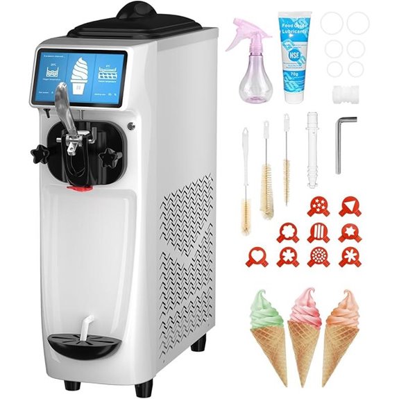Soft Serve Ice Cream Maker with 7-Inch Screen