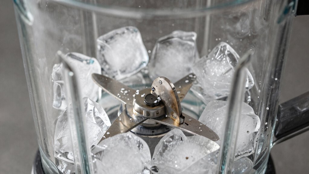 ice wears blades quickly