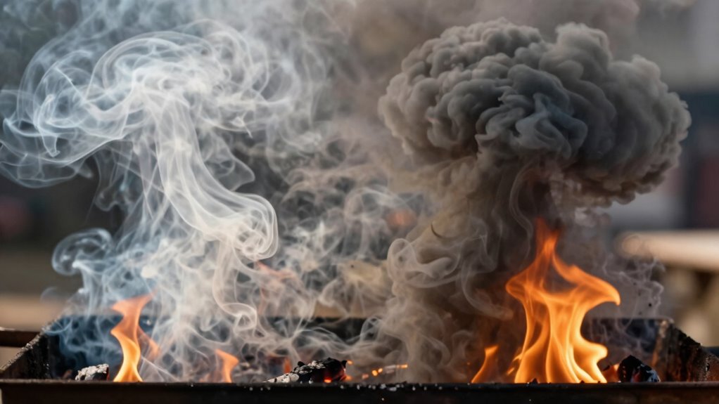 identify clean steady smoke