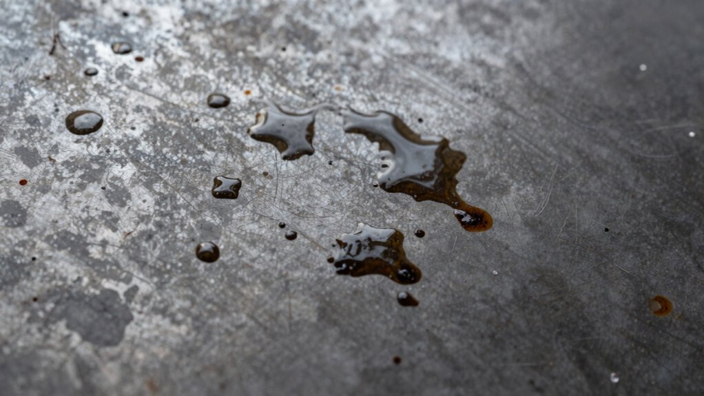 identify rust from oil