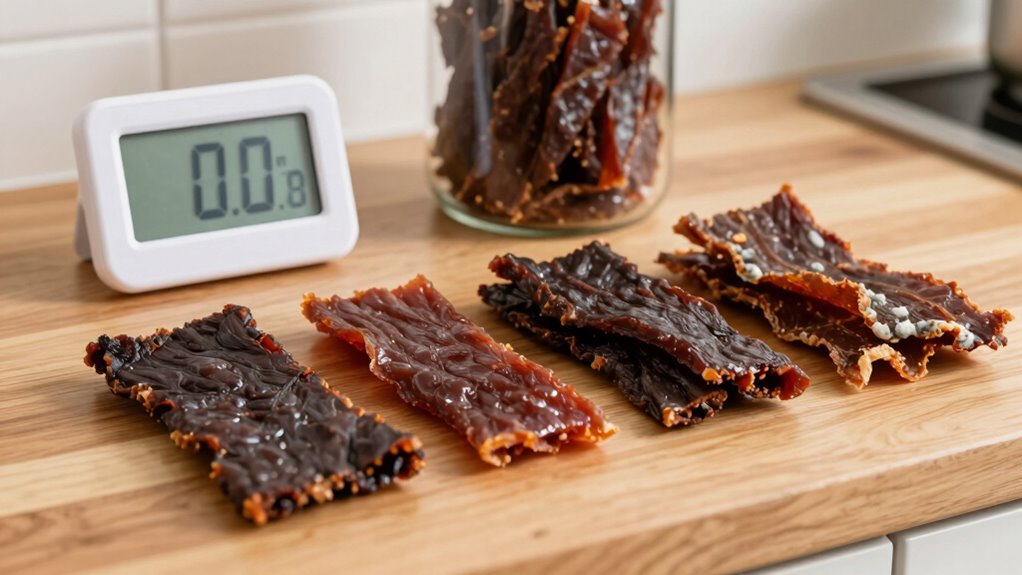 identify spoiled jerky signs