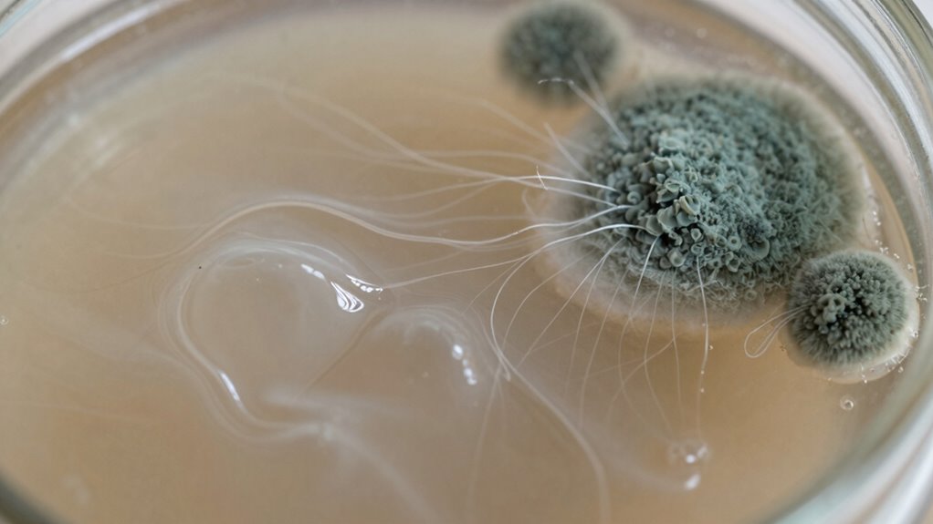 identify yeast versus mold