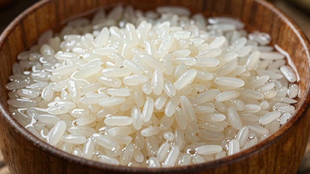 improves rice texture soaking
