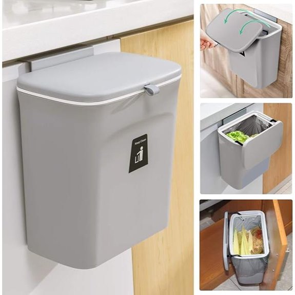Tiyafuro 2.4 Gallon Indoor Compost Bin