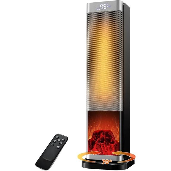 indoor heater with remote
