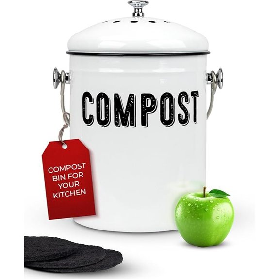 Granrosi 1.3 Gal Indoor Kitchen Compost Bin