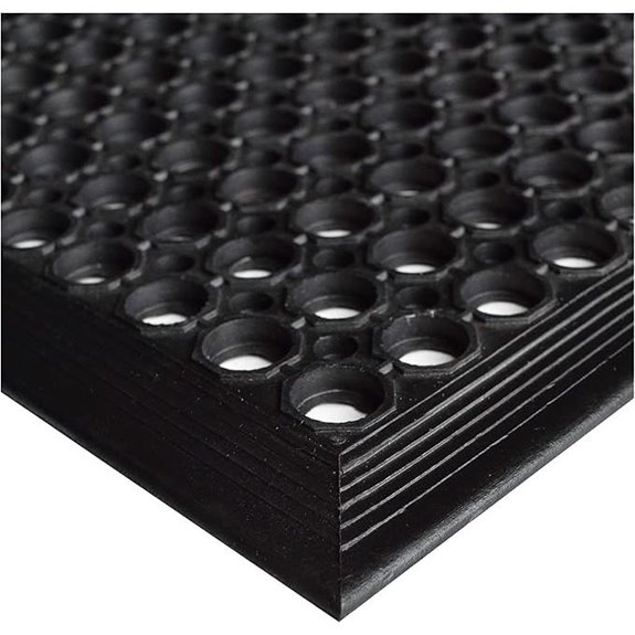 Anti-Fatigue Rubber Drainage Mat for Industrial Use