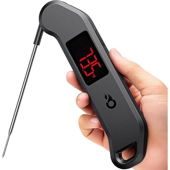 Digital Meat Thermometer with Instant Read & Bright LED