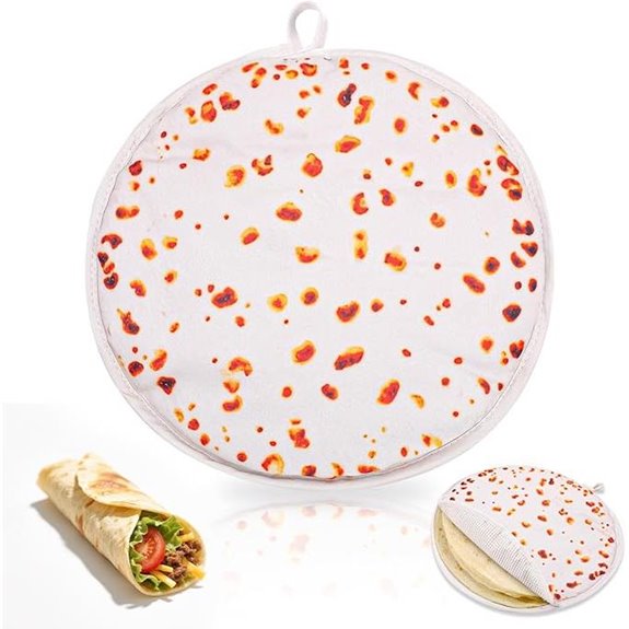 Insulated 12-Inch Microwave Tortilla Warmer Pouch