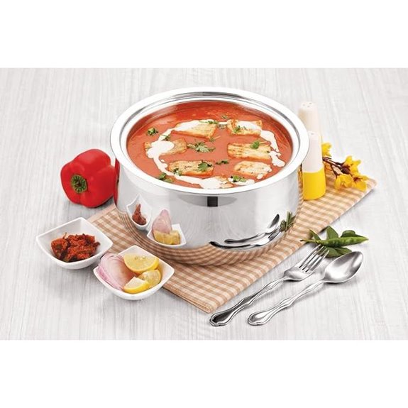 Insulated Stainless Steel Casserole with Lid 3000ml