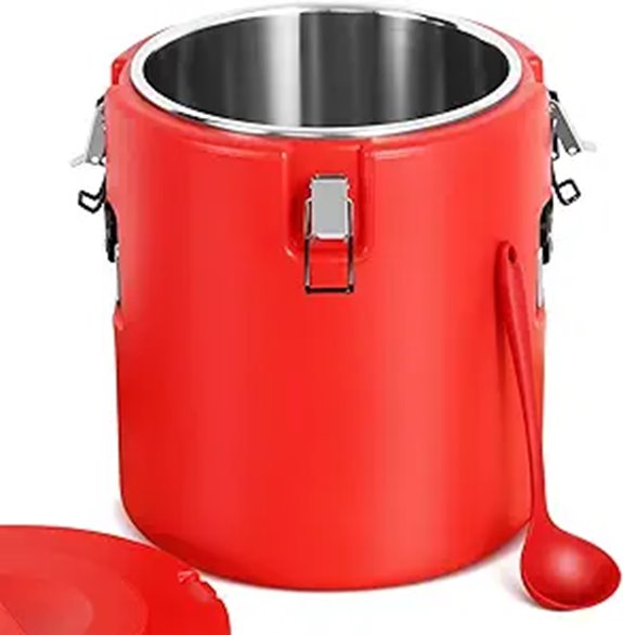 Jinei Insulated Food Warmer with Spoon (32qt)