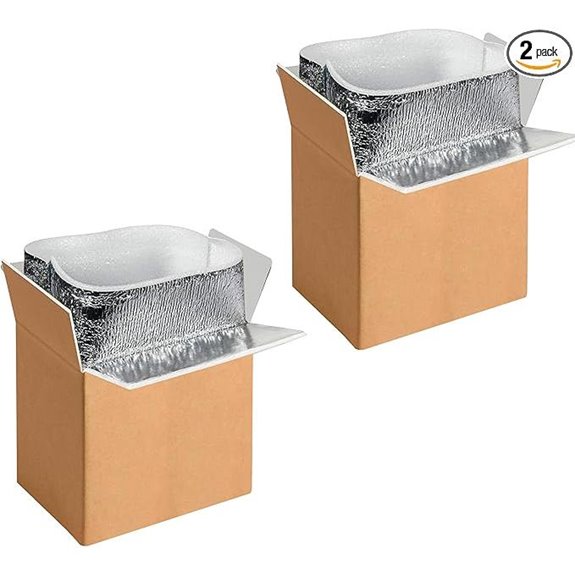 Insulated Reusable Shipping Boxes with Aluminum Foil Liner
