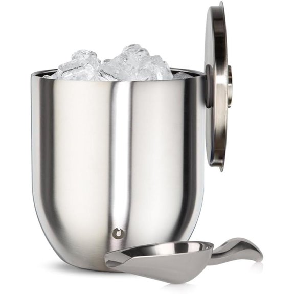 SNOWFOX Plus Insulated Stainless Steel Ice Bucket