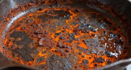 iron reacts with moisture