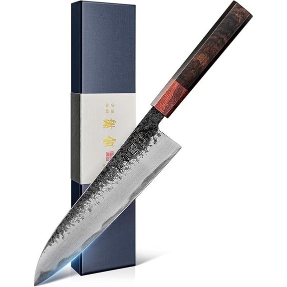 Japanese Chef Knife 8.27 Inch with Wooden Handle