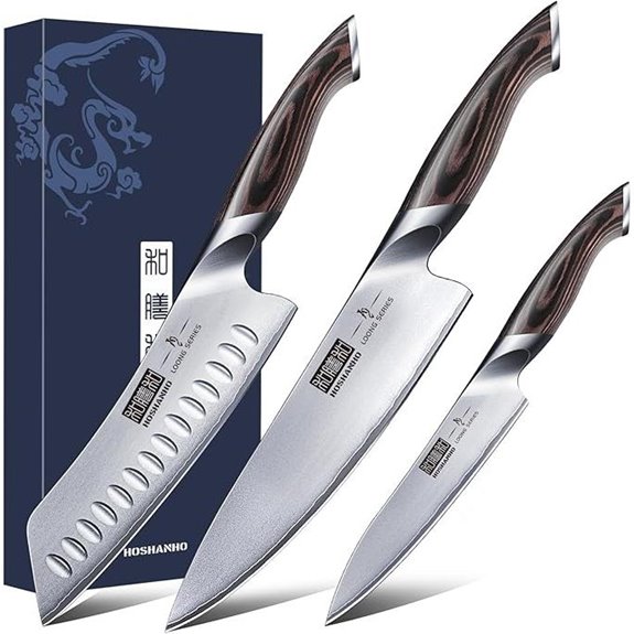 HOSHANHO 3-Piece Japanese Knife Set