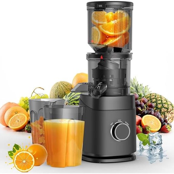 Cold Press Juicer Machine with Wide Chute