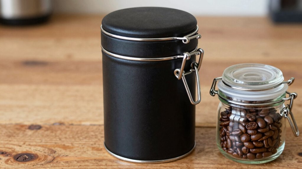 keep beans airtight away from light