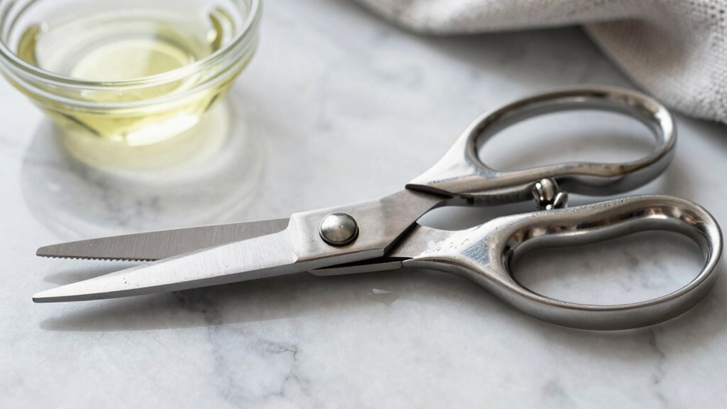 keep blades clean and dry