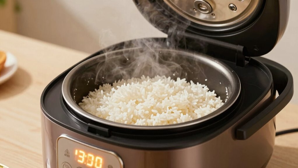 keep rice warm under four hours